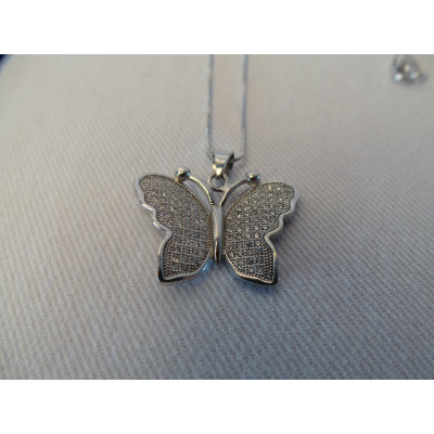 Silver Necklace & Pendant - HA1041