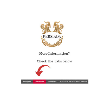 Brass Necklace & Owl Pendant with Khatam Marquetry - HA3901