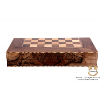 Backgammon & Chess Set | Handmade in Sanandaj | HBG104 Backgammon & Chess Set | Handmade in Sanandaj | HBG104