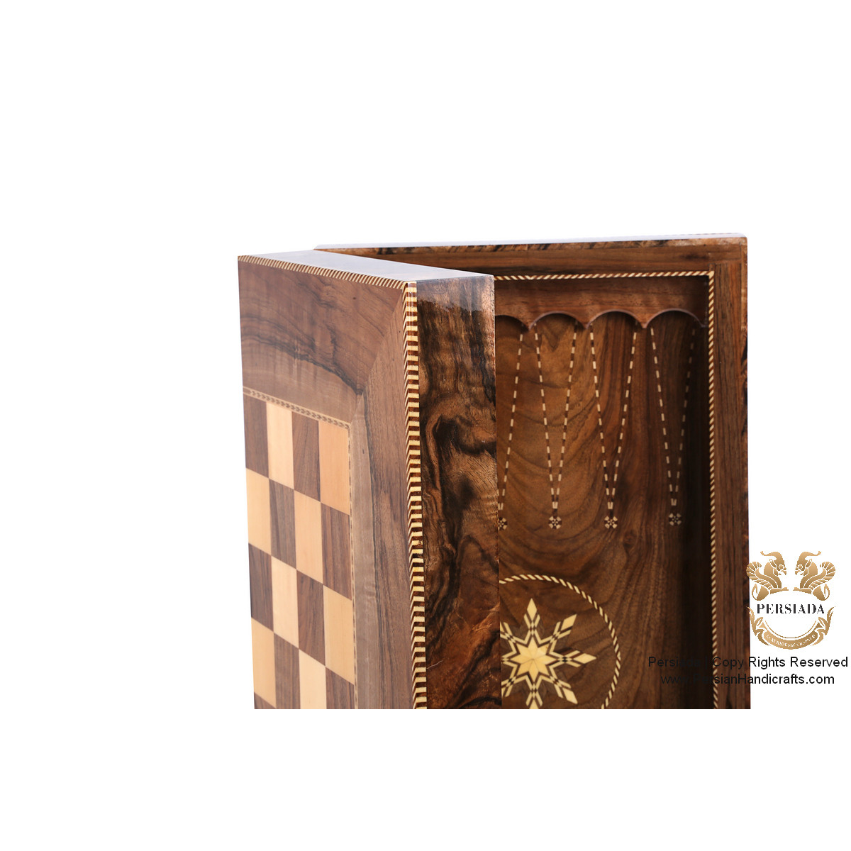 Backgammon & Chess Set | Handmade in Sanandaj | HBG104-Persian Handicrafts