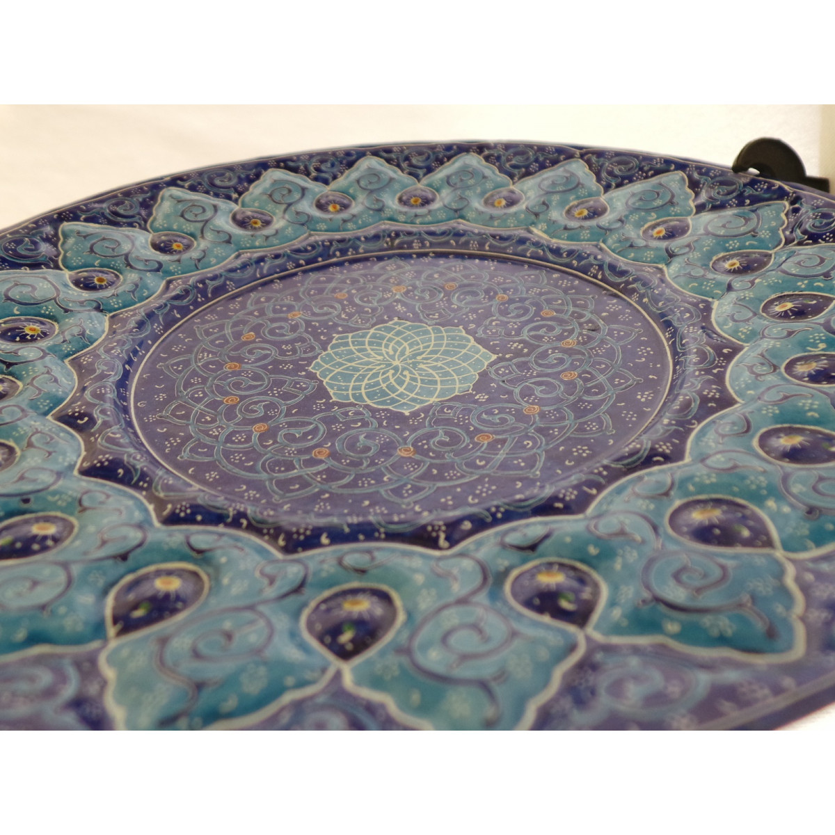 Enamel on Copper Candy/Nuts Bowl & Plate - HE2023-Persian Handicrafts