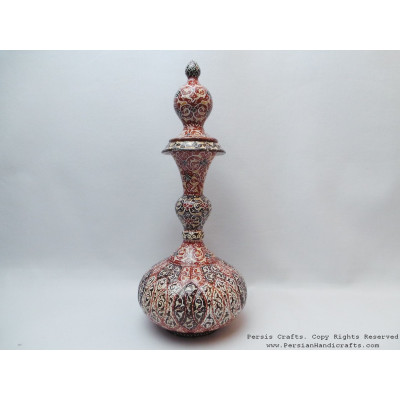 Liquor Decanter with Stopper - Enamel Minakari - HE2033