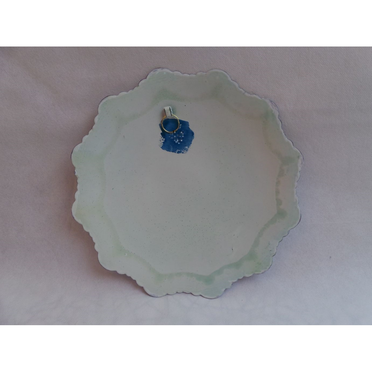 Enameled Wall Hanging Plate - HE3004-Persian Handicrafts