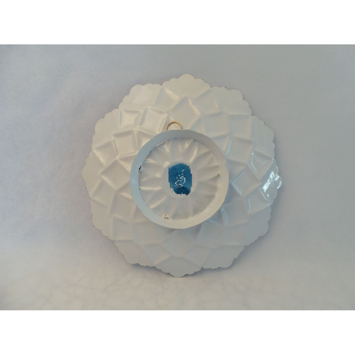 Enameled Wall Hanging Plate - HE3011-Persian Handicrafts