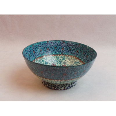Enamel on Copper Candy/Nuts Bowl - HE3009