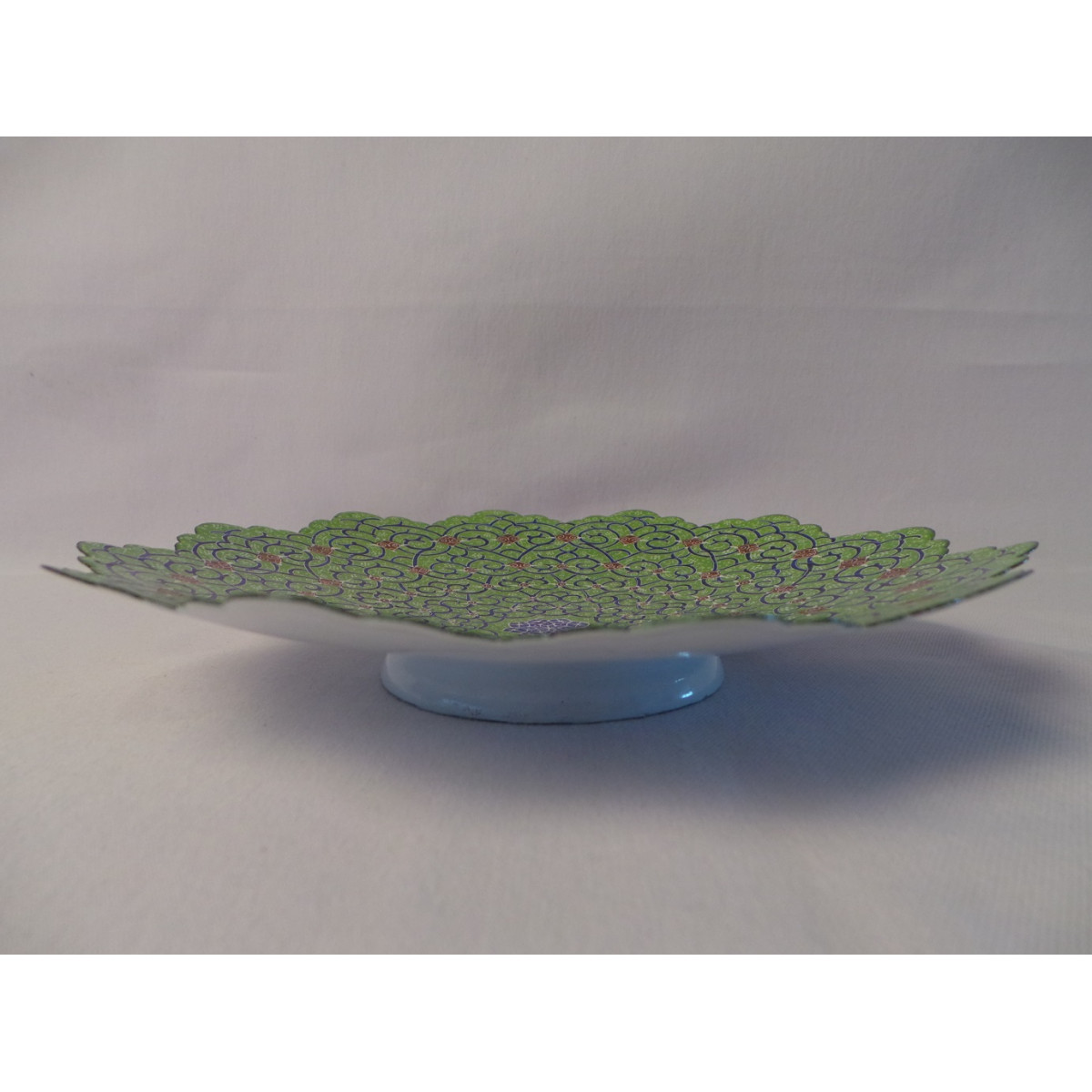 Enameled Wall Hanging Plate - HE3011-Persian Handicrafts