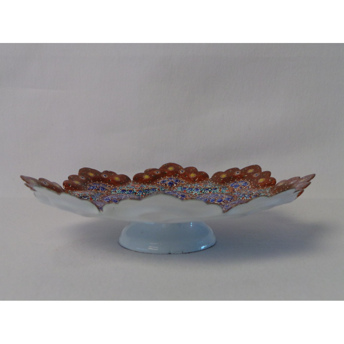 Enameled Wall Hanging Plate - HE3012-Persian Handicrafts