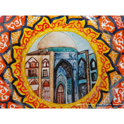 Mosque Dome Design Ash Tray - Enamel (Minakari) HE3029