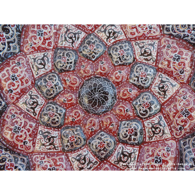 Wall Hanging Plate - Enamel (Minakari) on Copper - HE3031