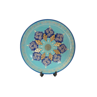 New Style Wall Hanging Plate - Enamel (Minakari) & Khatam - HE3037