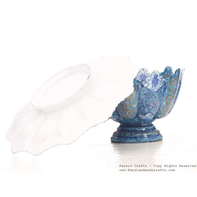 Enamel (Minakari) Candy/Nut Bowl & Plate - HE3045