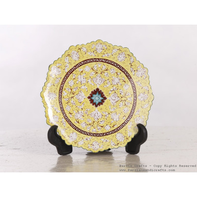 Enamel (Minakari) Wall Hanging Plate - HE3051