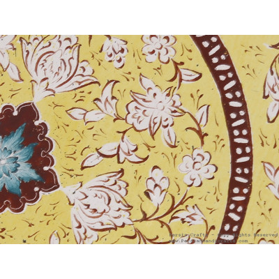 Enamel (Minakari) Wall Hanging Plate - HE3051