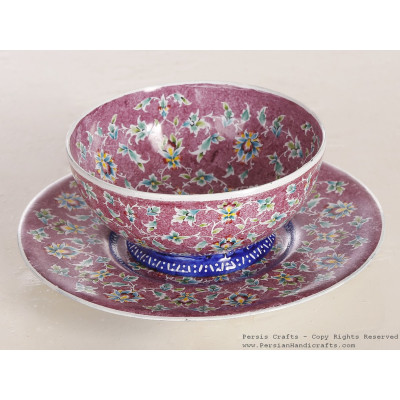Enamel (Minakari) Mini Candy/Nut Bowl & Plate - HE3052