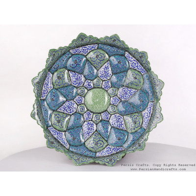 Enamel (Minakari) Wall Hanging Plate - HE3612