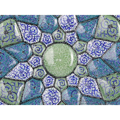 Enamel (Minakari) Wall Hanging Plate - HE3612