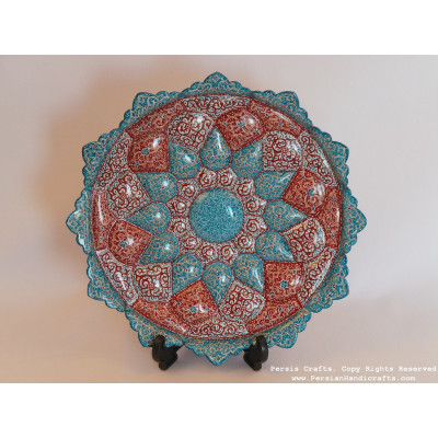 Enamel (Minakari) Wall Hanging Plate - HE3616