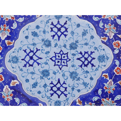 Enamel (Minakari) Wall Hanging Plate  - HE3703 Enamel (Minakari) Wall Hanging Plate  - HE3703