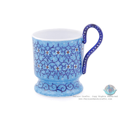 Enamel (Minakari) Tea Cup & Saucer - HE3804 Enamel (Minakari) Tea Cup & Saucer - HE3804