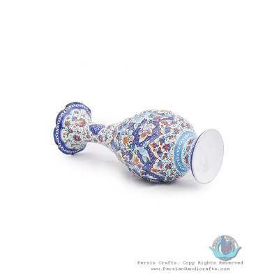 Enamel Protruded Toranj Minakari Flower Vase - HE3901