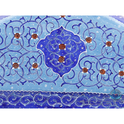 Classy Enamel Eslimi Design Minakari Wall Mirror - HE3920 Classy Enamel Eslimi Design Minakari Wall Mirror - HE3920