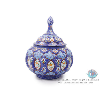 Privileged Candy Dish w Eslimi & Toranj Minakari Design - HE4003