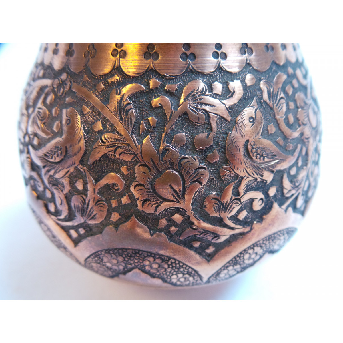 Luxury Engraved Sugar Pot/Candy Dish - HG1036-Persian Handicrafts