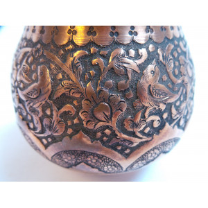 Luxury Engraved Sugar Pot/Candy Dish - HG1036-Persian Handicrafts