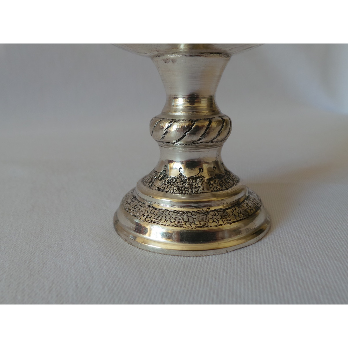 Hand Engraving on Sliver Plated Pedestal Candy/Nut Bowl Dish - HG2001-Persian Handicrafts