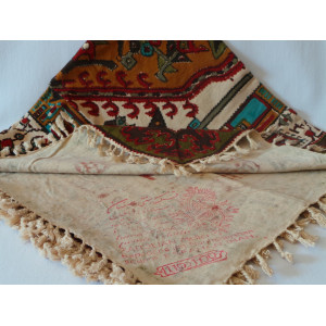 Persian Ghalamkar Tablecloth - HGH2051-Persian Handicrafts