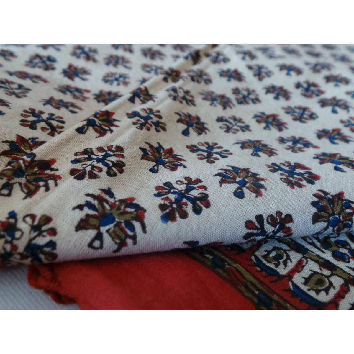 Persian Ghalamkar Tablecloth - HGH2053-Persian Handicrafts