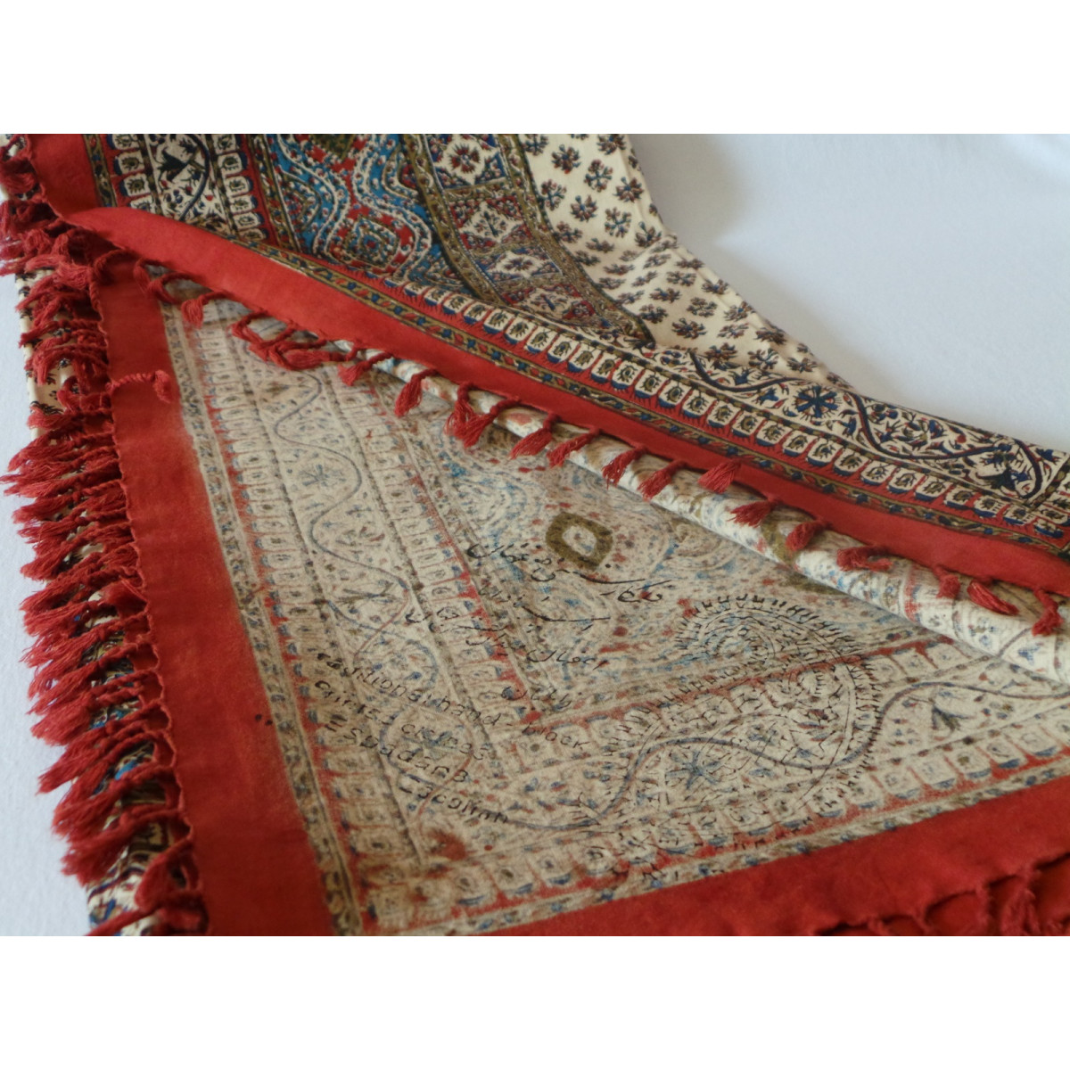 Persian Ghalamkar Tablecloth - HGH2053-Persian Handicrafts