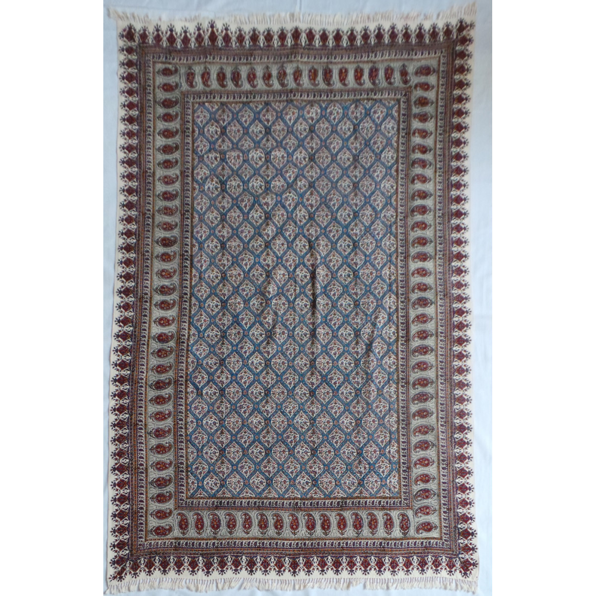 Persian Ghalamkar Tablecloth - HGH2054-Persian Handicrafts