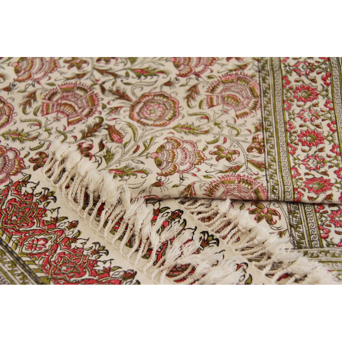 Persian Ghalamkar Tablecloth - HGH3051-Persian Handicrafts