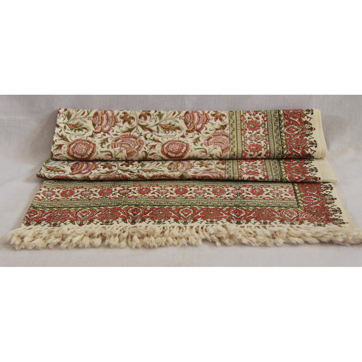 Persian Ghalamkar Tablecloth - HGH3051-Persian Handicrafts