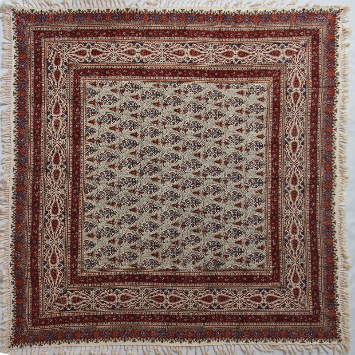 Persian Ghalamkar Tablecloth - HGH3053-Persian Handicrafts