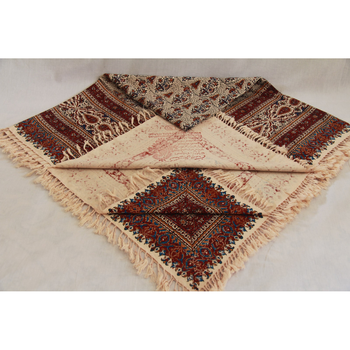 Persian Ghalamkar Tablecloth - HGH3053-Persian Handicrafts