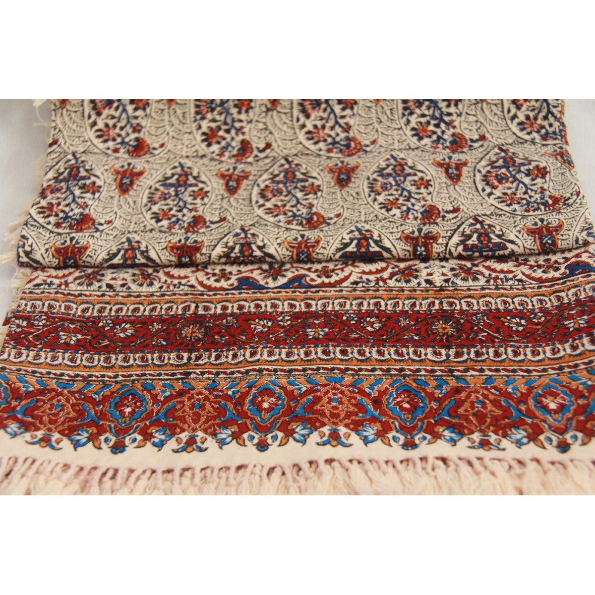 Persian Ghalamkar Tablecloth - HGH3053-Persian Handicrafts