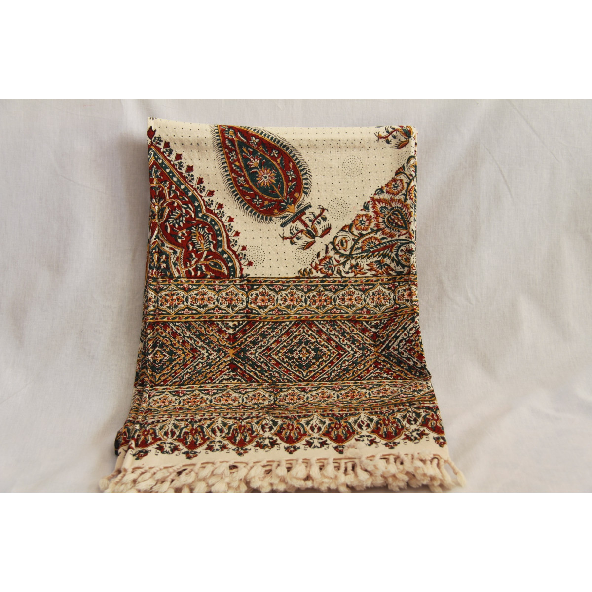 Persian Ghalamkar Tablecloth - HGH3054-Persian Handicrafts
