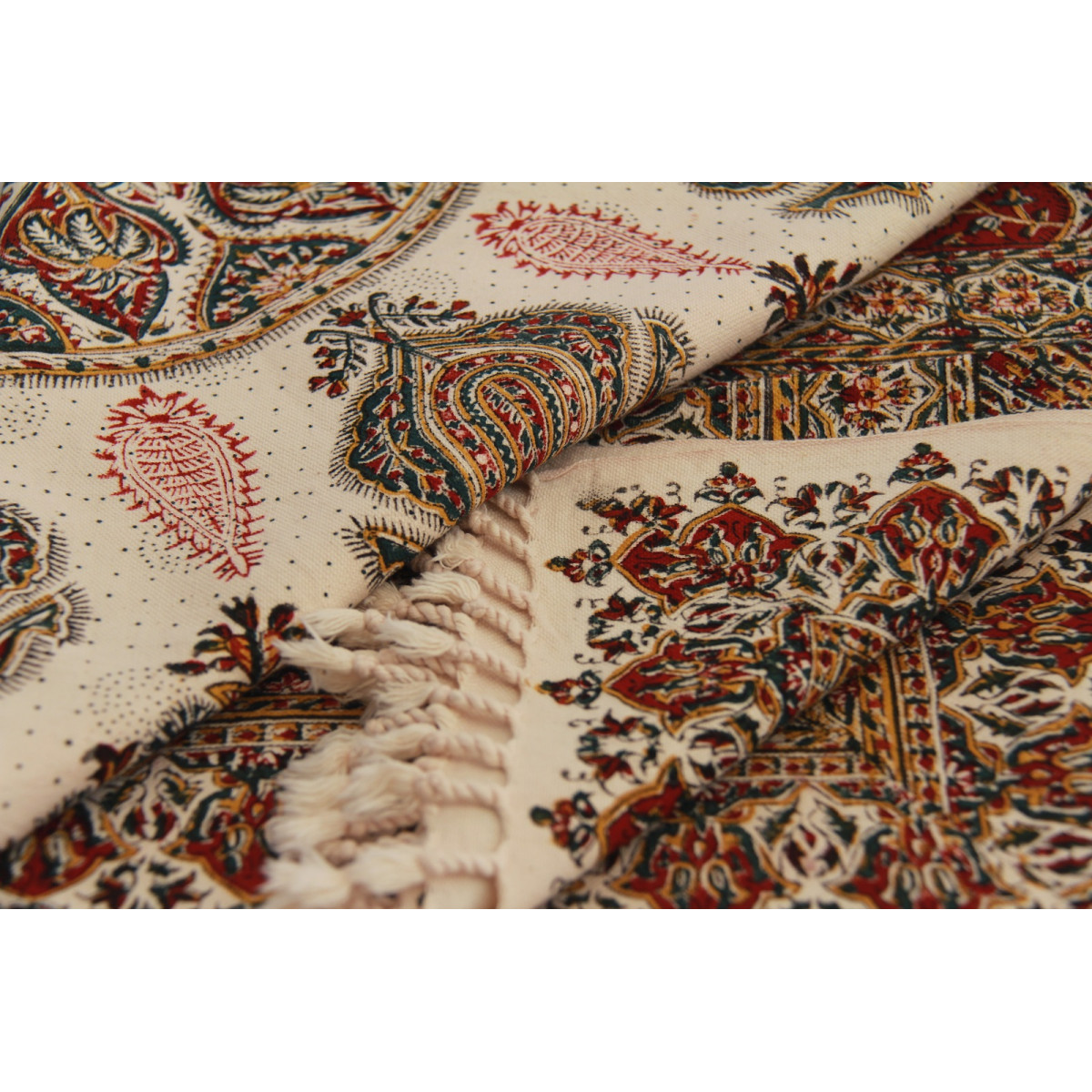 Persian Ghalamkar Tablecloth - HGH3054-Persian Handicrafts