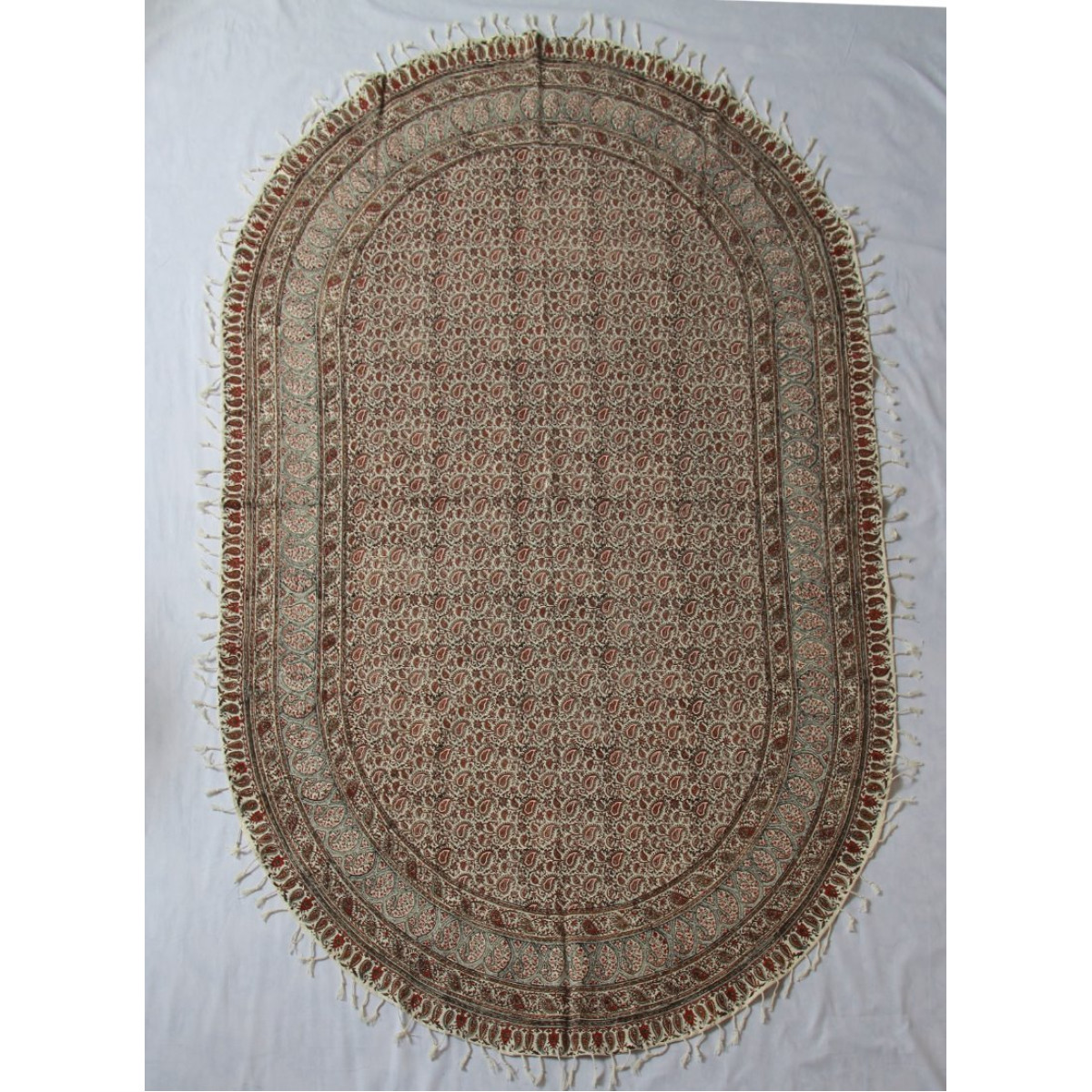Persian Ghalamkar Tablecloth - HGH3055-Persian Handicrafts