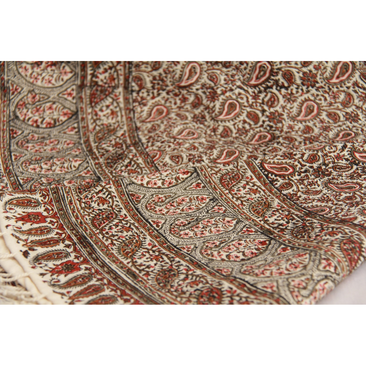 Persian Ghalamkar Tablecloth - HGH3055-Persian Handicrafts