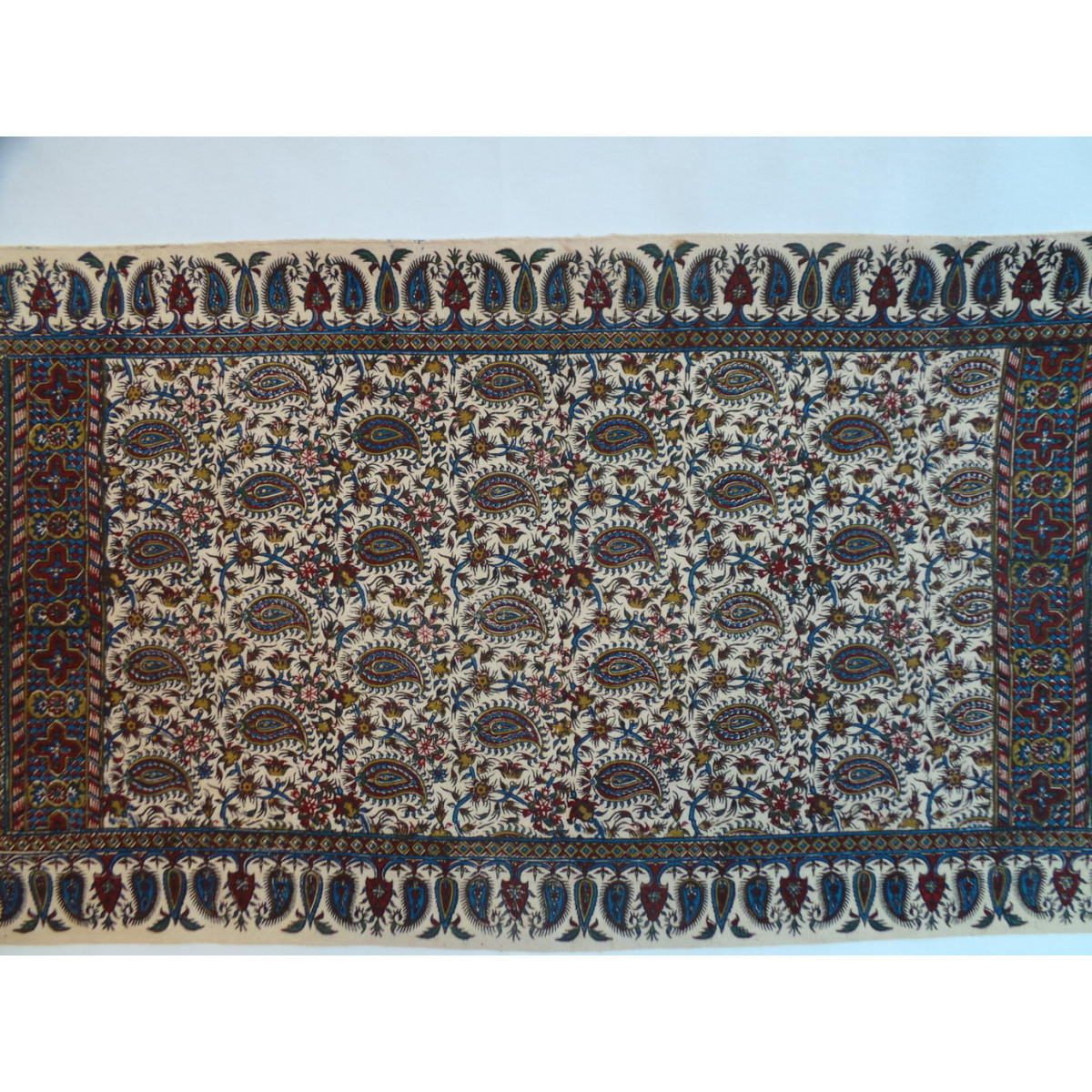 Persian Ghalamkar Tablecloth - HGH3060-Persian Handicrafts