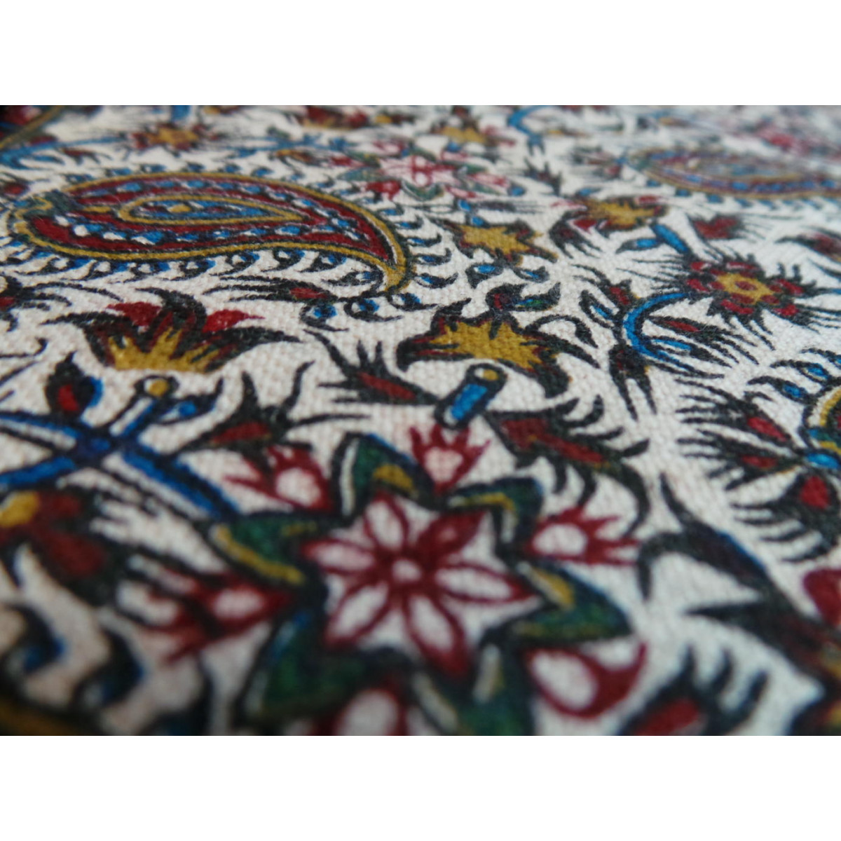 Persian Ghalamkar Tablecloth - HGH3060-Persian Handicrafts