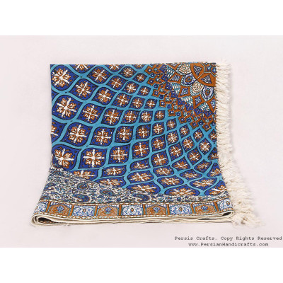 Persian Tapestry (Ghalamkar) Rug Style Tablecloth - HGH3701 Persian Tapestry (Ghalamkar) Rug Style Tablecloth - HGH3701