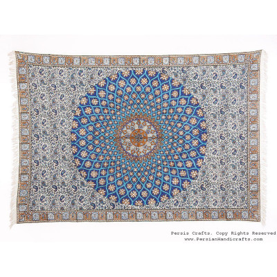 Persian Tapestry (Ghalamkar) Rug Style Tablecloth - HGH3701