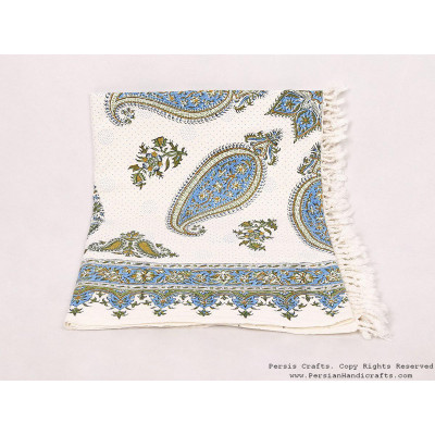 Persian Tapestry (Ghalamkar) Tablecloth - HGH3705 Persian Tapestry (Ghalamkar) Tablecloth - HGH3705
