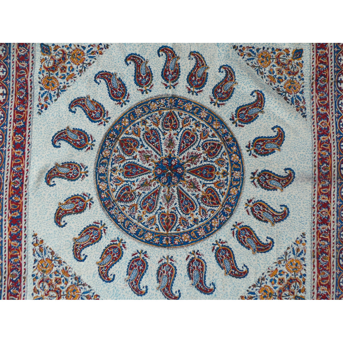 Tablecloth (Ghalamkar) - HT1041-Persian Handicrafts