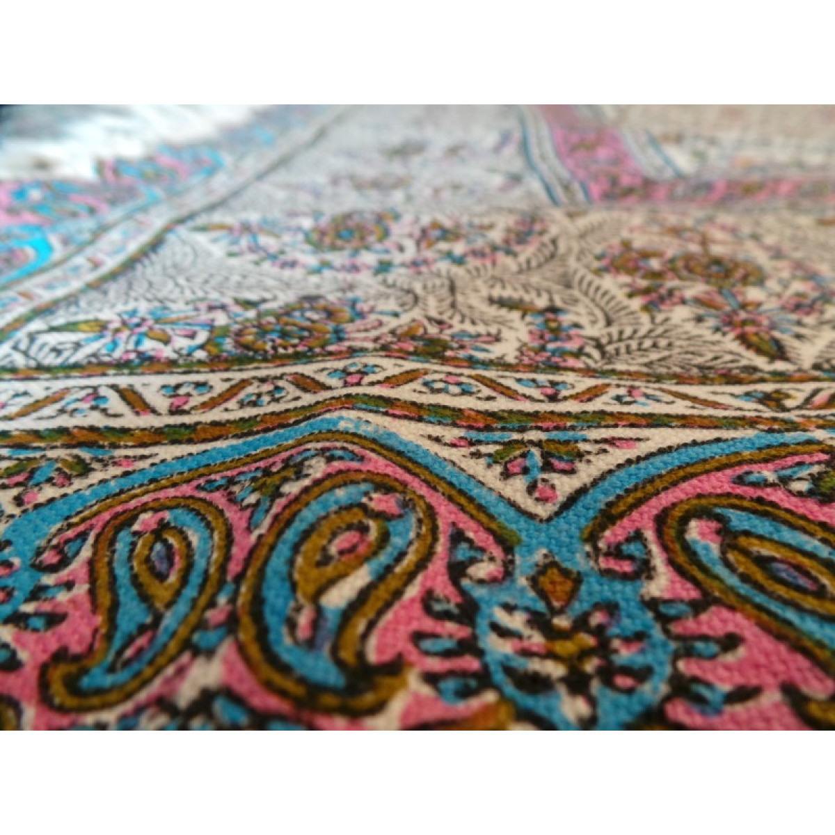 Tablecloth (Ghalamkar) - HT1042-Persian Handicrafts