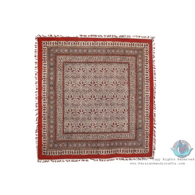 Vintage Look Persian Bote Jeghe Ghalamkar Tablecloth - HGH3901